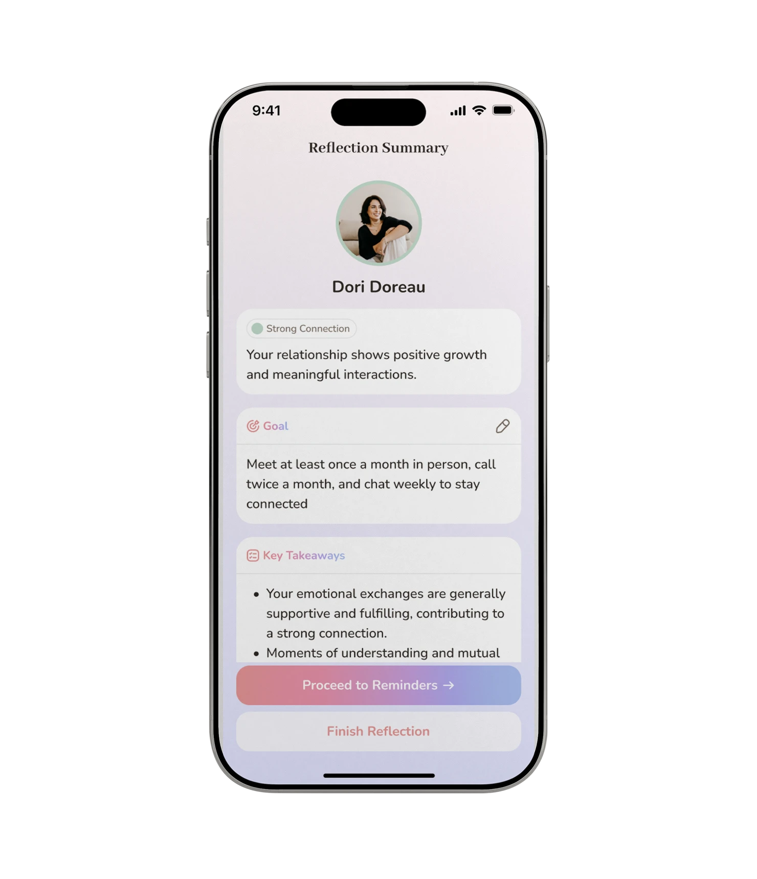AI Self-Reflection Feature